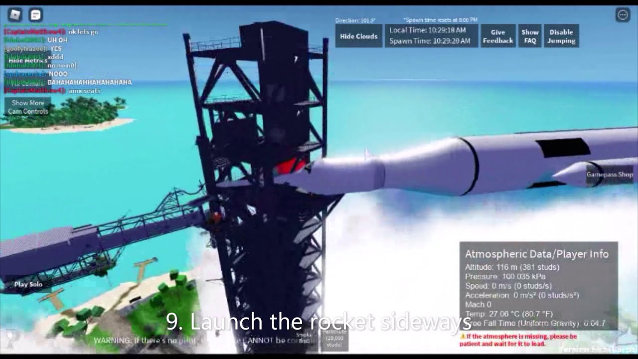 Worst things of what not to do in Roblox Space Sailors
