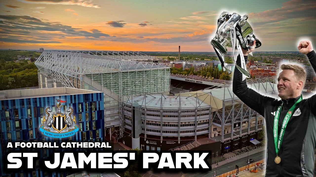 The Cathedral on the Hill | Inside St James' Park's Incredible 4K Drone View