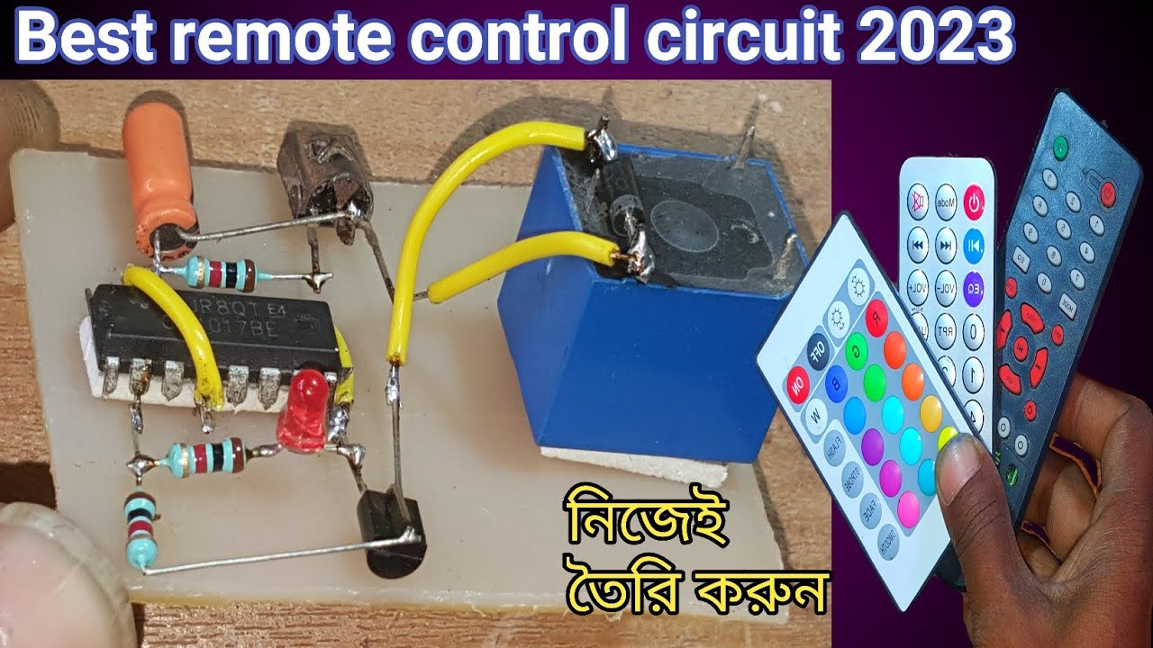 How to Make Wireless Remote control Switch | Best Remote Control On Off Circuit