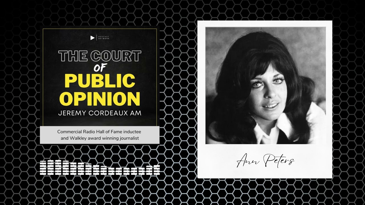 How Ann Peters grew to be renowned Adelaide SA Casting theatrical agent - Jeremy Cordeaux LIVE