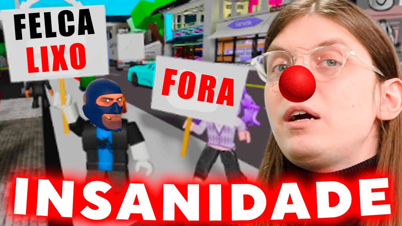 O Lendário Protesto Contra o Felca no Roblox
