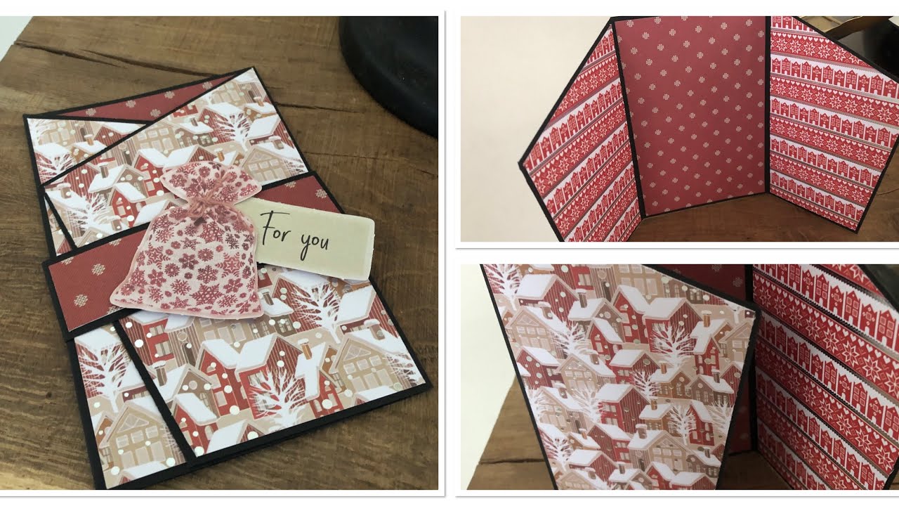 TUTO CARTE A VOLET FACILE noel