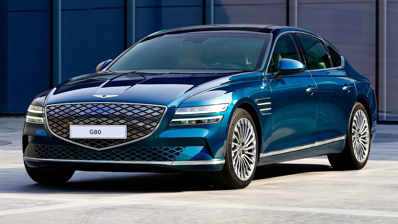 NEW Genesis G80 EV 2022 - FIRST LOOK exterior, interior & RANGE
