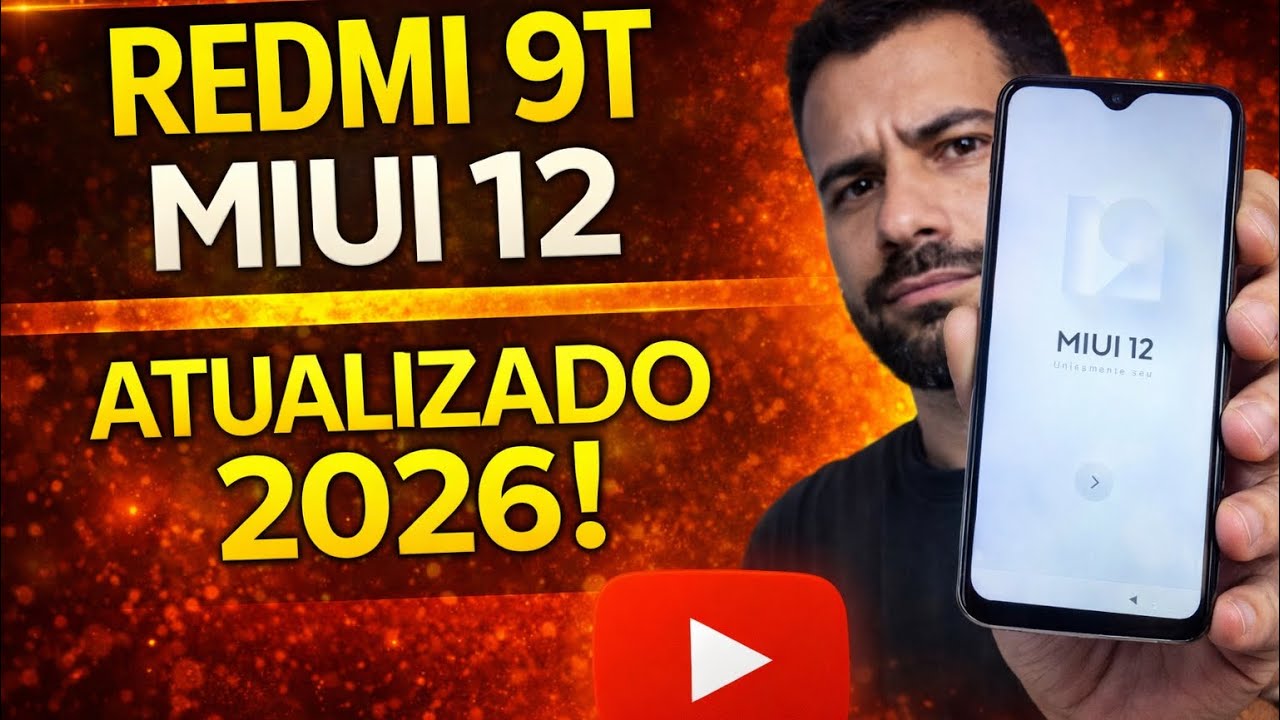 REDMI 9T CONTA GOOGLE MIUI 12 VÍDEO SEM CORTE ATUALIZADO !