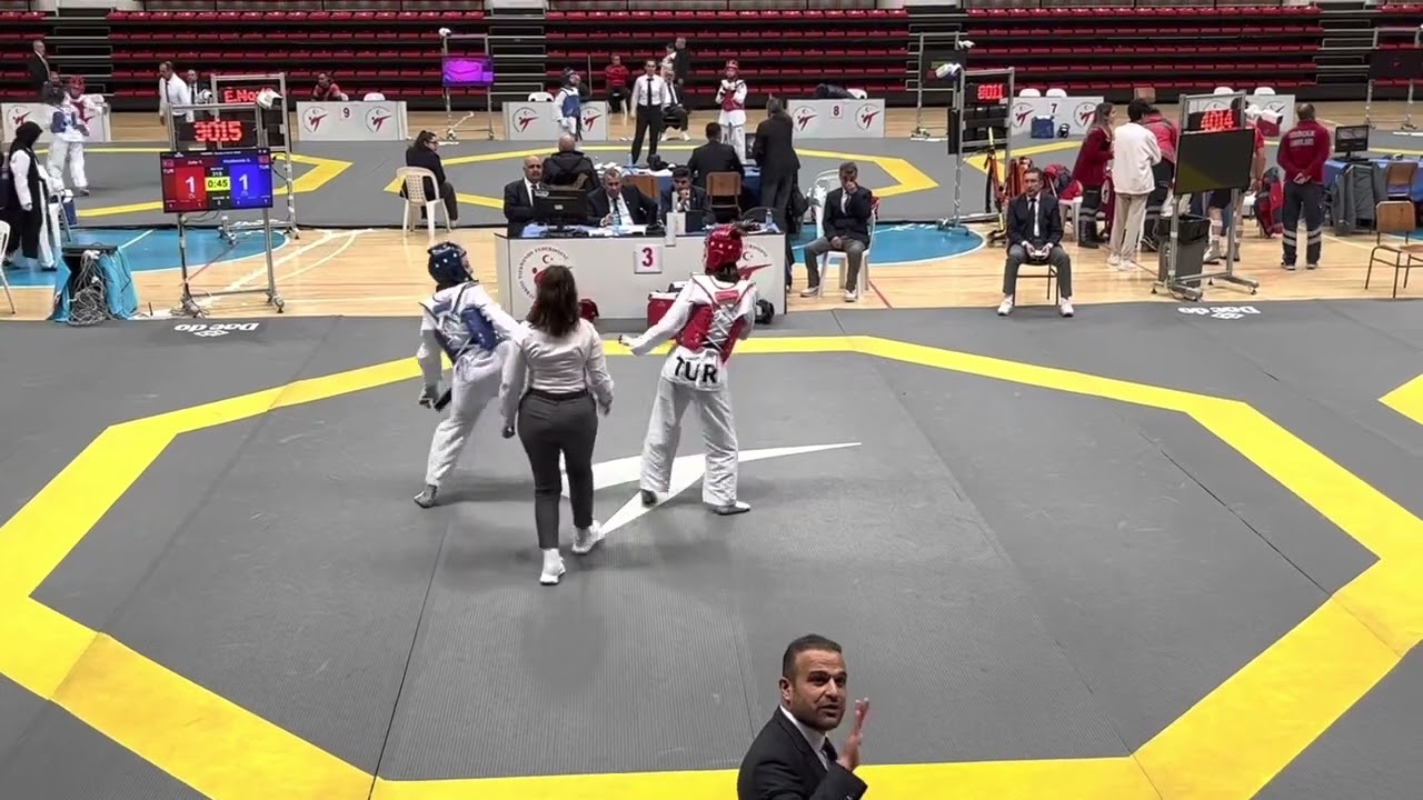 Saliha Küçüksolak (Konya) İdil Zafer (İstanbul) 2023 Büyükler Türkiye Taekwondo Şampiyonası 53 kg
