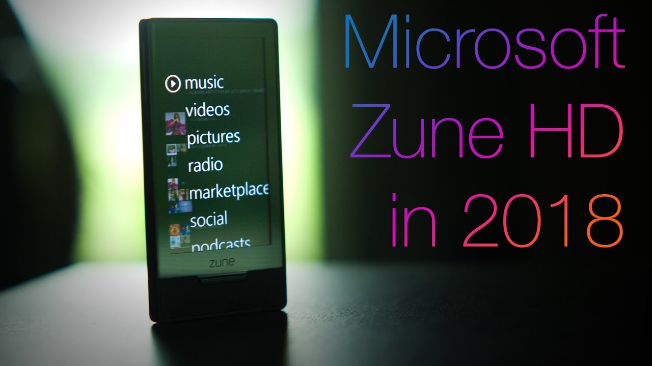 Обзор Zune HD 2018 — последний Zune...