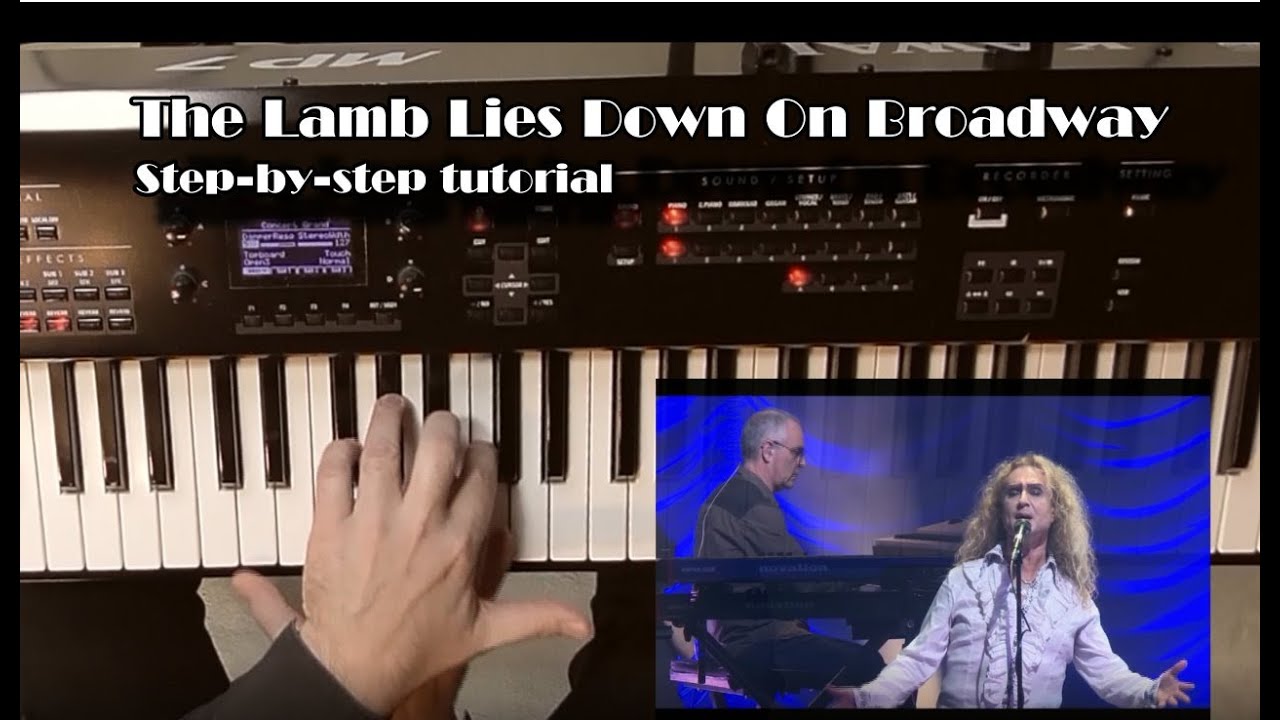 The Lamb Lies Down On Broadway - step-by-step tutorial