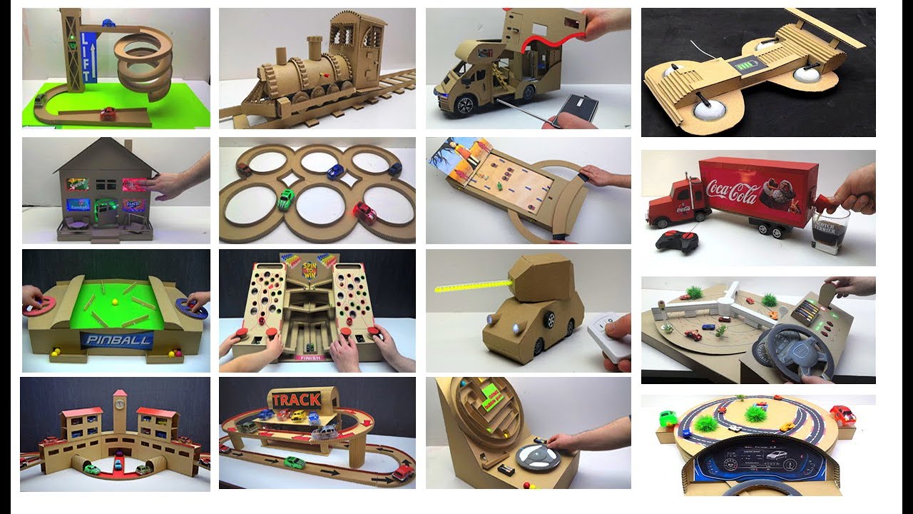 Amazing Cardboard Games Compilation