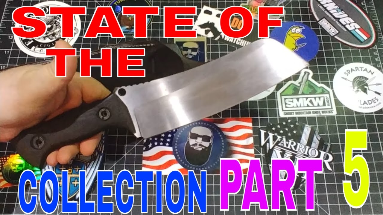 STATE OF THE COLLECTION  5: CUSTOM CHOPPERS, COLD STEEL, KERSHAW & MORE:FIXED BLADES!