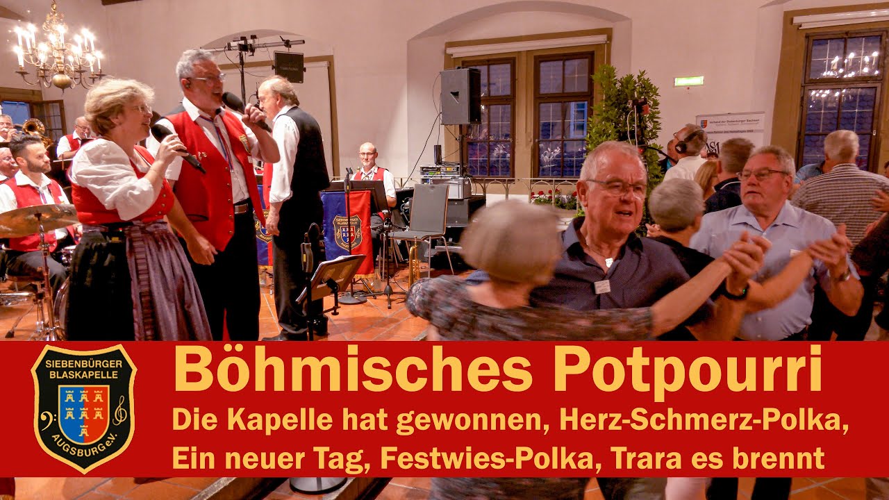 Böhmisches Potpourri Nr. 2 (mit Gesang) | Siebenbürger Blaskapelle Augsburg [4k/UHD]