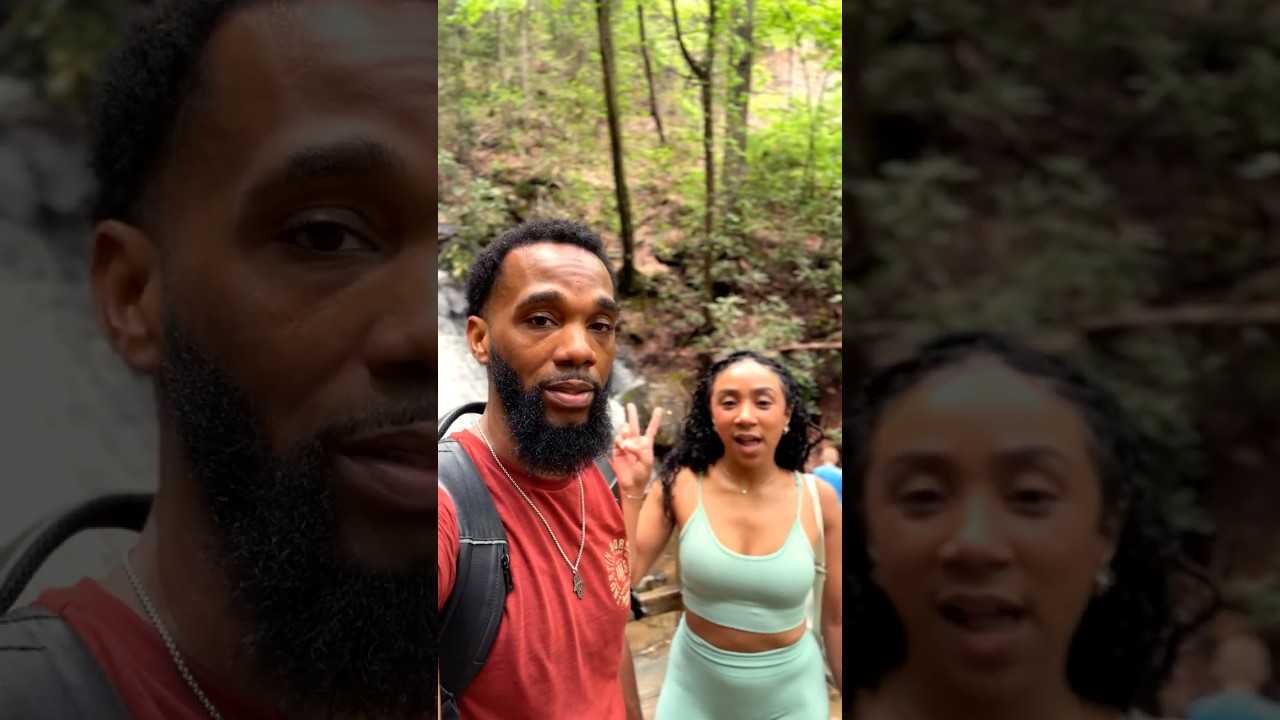 Hiking in Falls Branch Falls 😂 