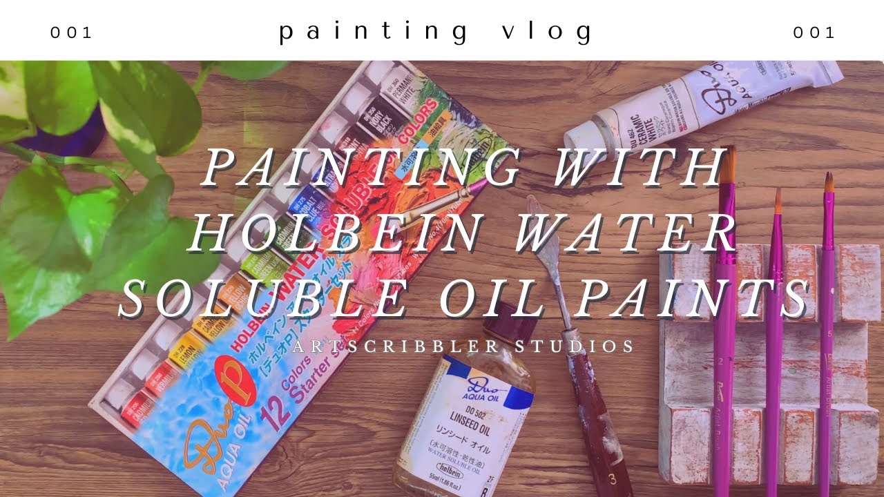 Painting with Non-Toxic Oil Paints from Holbein