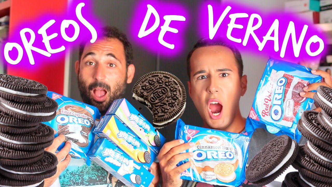 PROBANDO OREOS RARAS DE VERANO ♡ HELADO, UVA, MANGO, MELOCOTÓN & MÁS