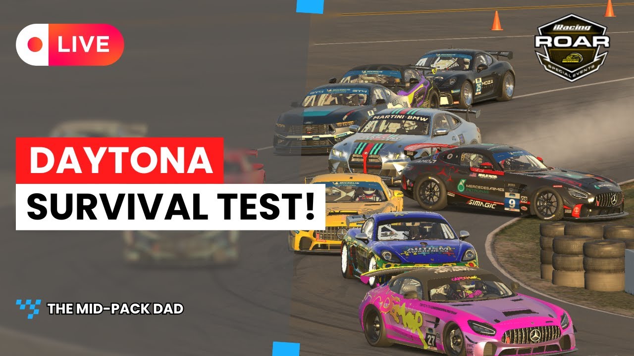 iRacing ROAR Before the 24 | Daytona GT4 Survival Test (Solo)