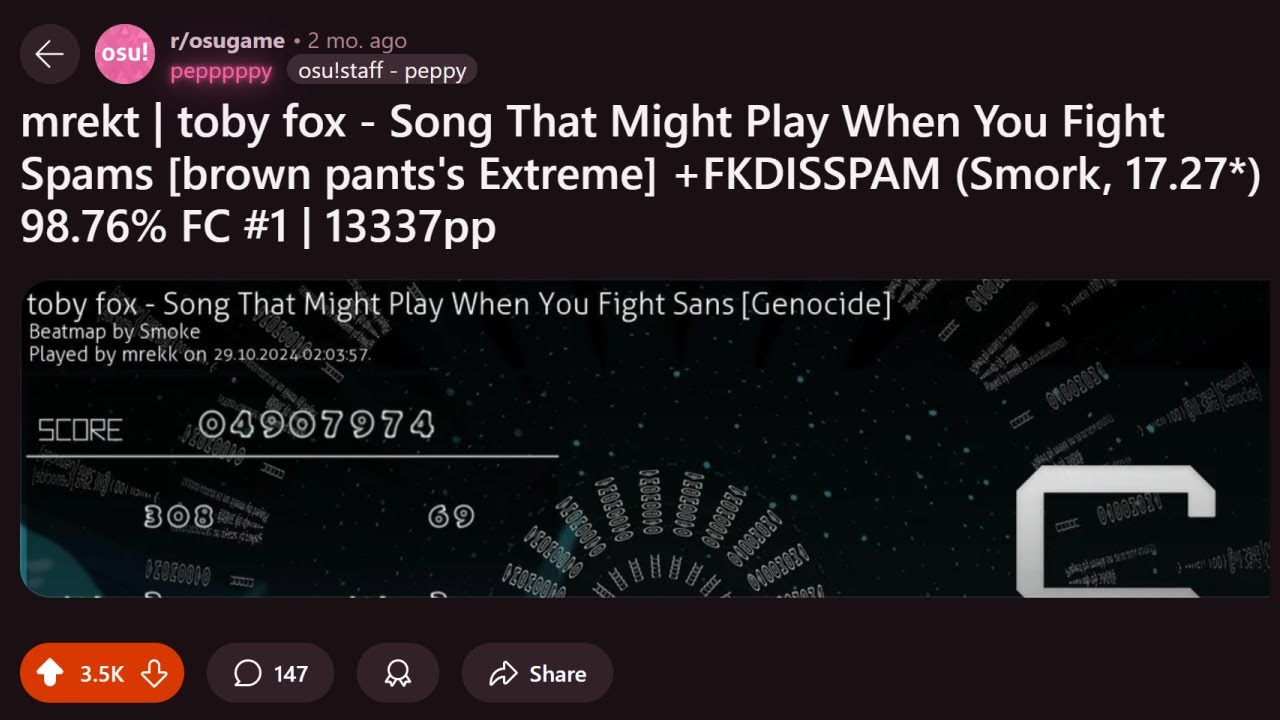 //// //// ///// //// //// /// ///// //// feat. 1kpp plays