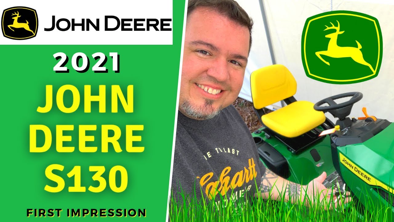 НОВЫЙ газонный трактор John Deere | S130