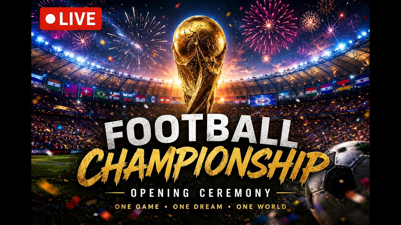 LIVE FIFA WORLD CUP 2026 | Opening Ceremony Anthem | Official Video