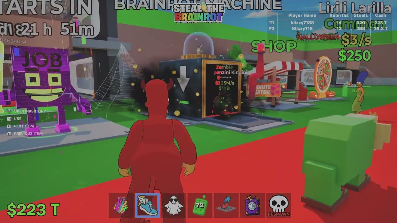 Chimpanzini Kingini Zimbie- (Brainrot Machine) ￼Steal the Brainrot