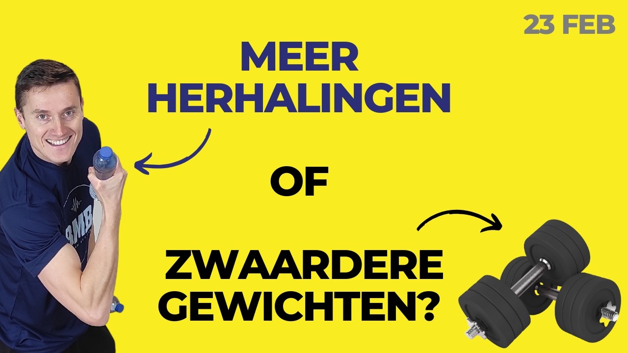 Wat heeft het meeste invloed op je spieren: zwaardere gewichten of meer herhalingen?