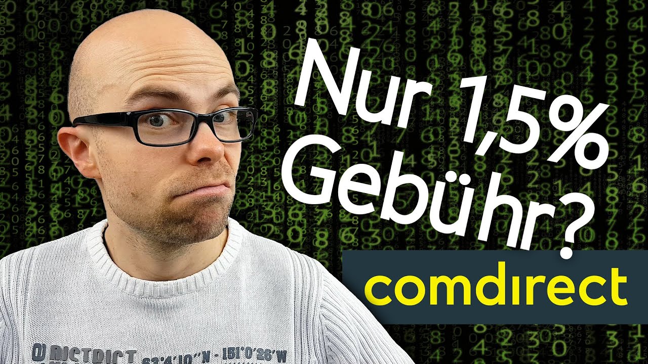 Das kostet ein ETF-Sparplan bei comdirect &ndash; Alle Geb&uuml;hren einfach erkl&auml;rt