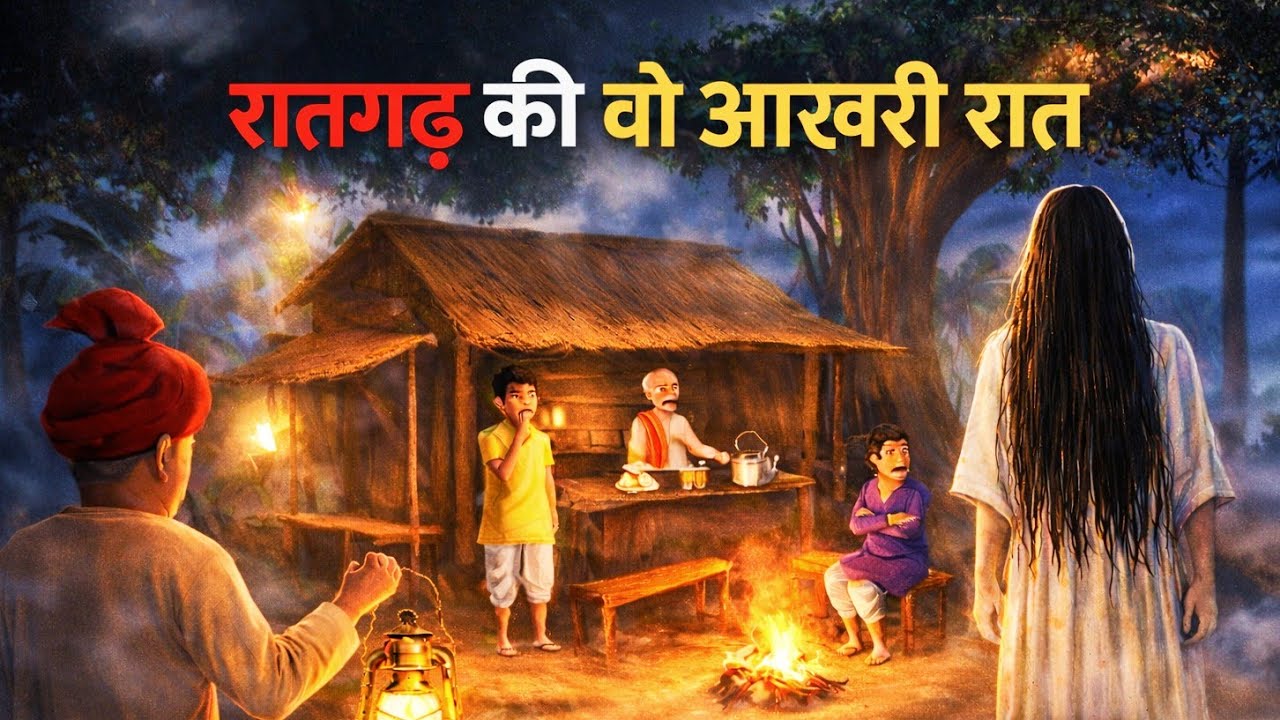 रातगढ़ की वो आखरी रात। Hindi kahani।Animation video।Cartoon video। Moral stories।Horror story video।