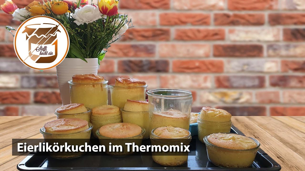 Saftiger Eierlikörkuchen im Glas - super lecker und sehr einfach und schnell gemacht