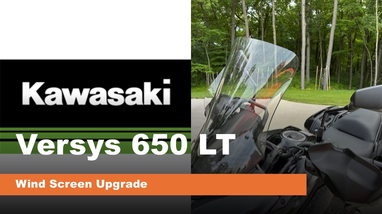 Kawasaki Versys 650 LT-Windscreen Upgrade