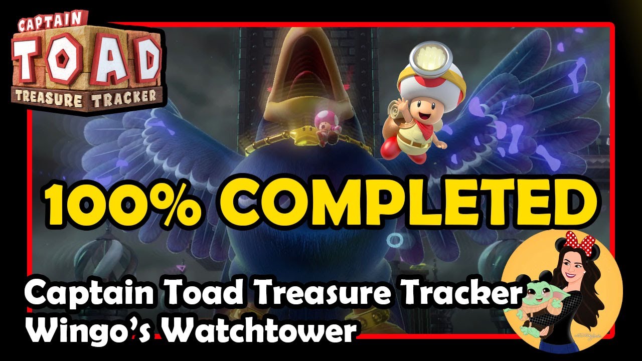 WINGO'S WATCHTOWER GEMS, STAR AND BONUS (Episode 1 Level 18 (1-18)) - Captain Toad Treasure Tracker