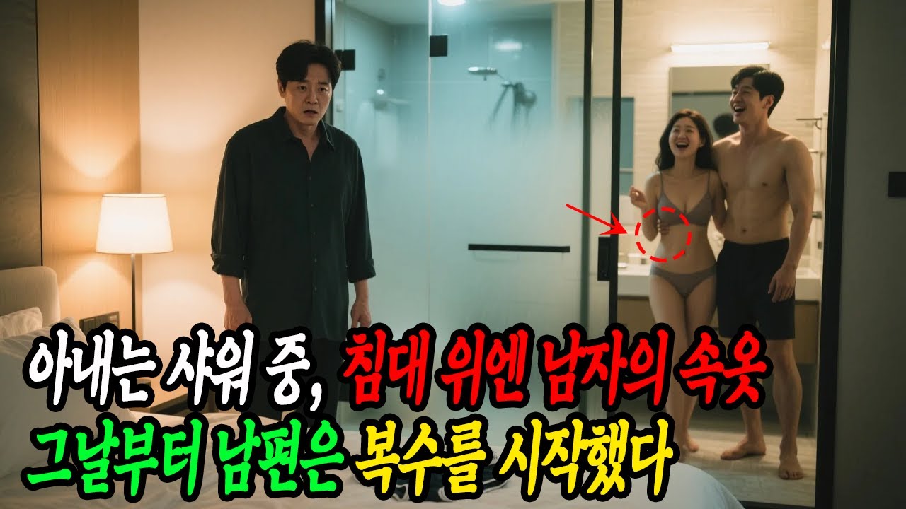 아내는 샤워 중, 침대 위엔 남자의 속옷…그날부터 남편은 복수를 시작했다
