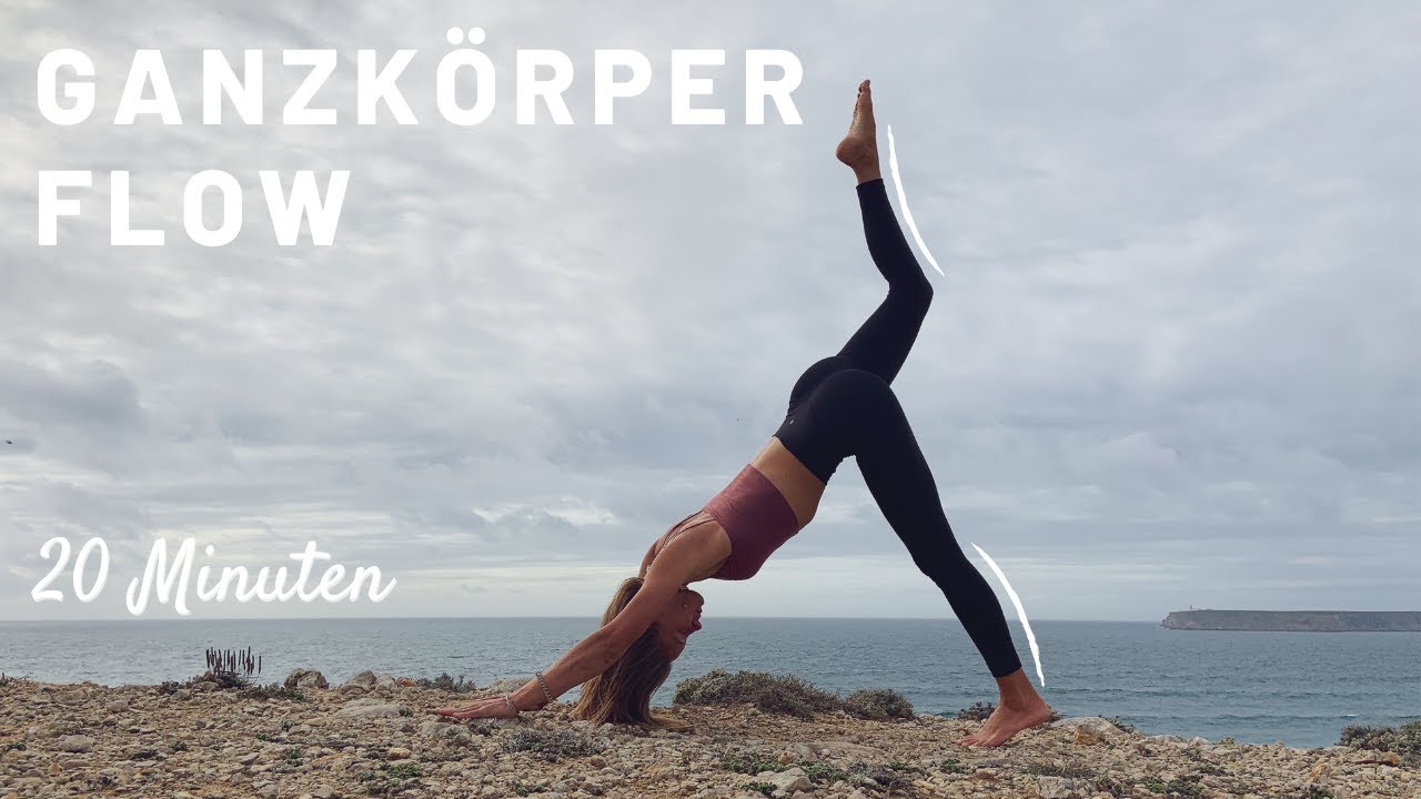 Ganzkörper Power Yoga Flow | 20 Minuten Bauch, Beine, Rücken | 3-beiniges Vinyasa