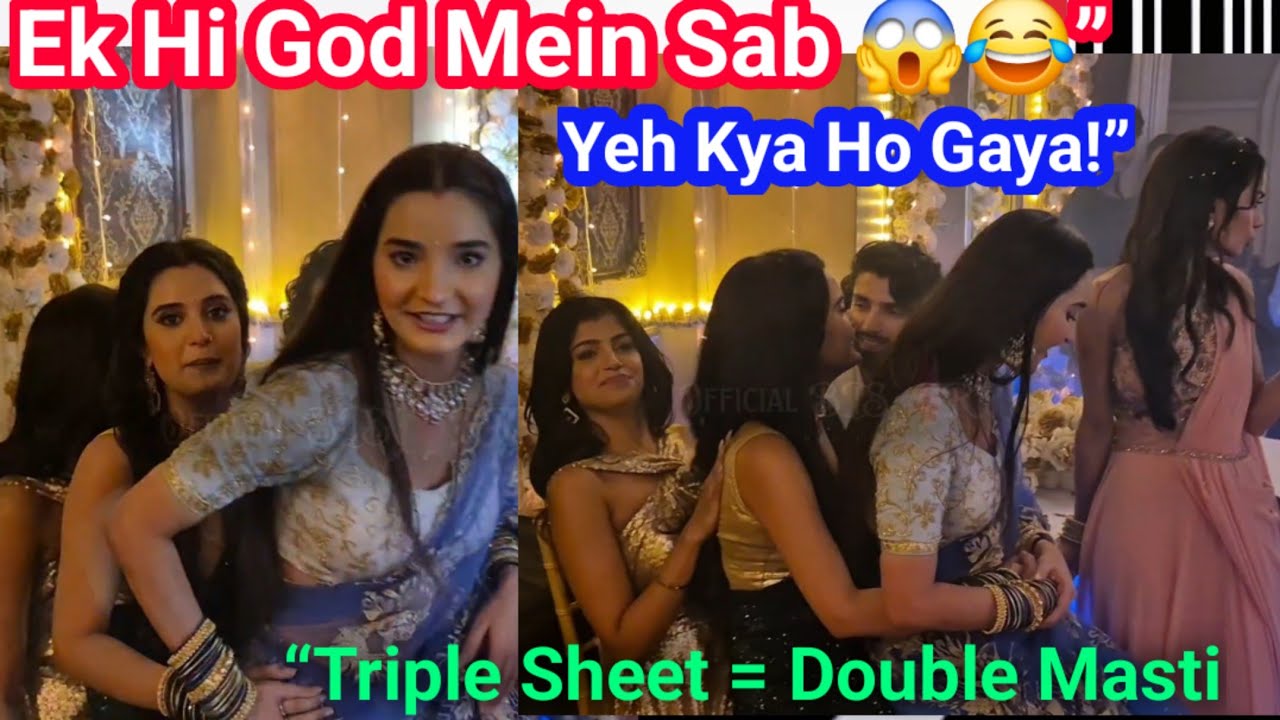 ट्रिपल शीट और अनलिमिटेड मस्ती 😂 | रीत राघव पूनम दिव्य उन्नति BTS | Triple sheet and unlimited fun 😂 
