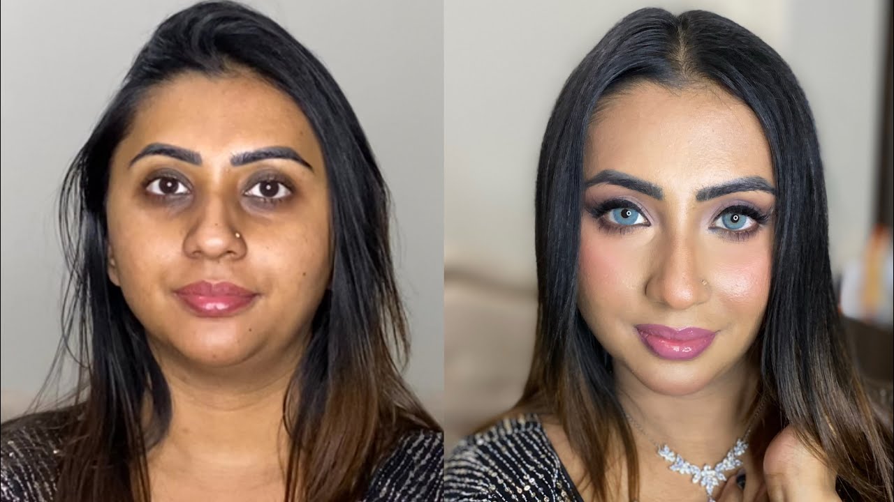how to hide dark circles | hide pigmentation | glowy makeup look step by step | Makeup tutorial