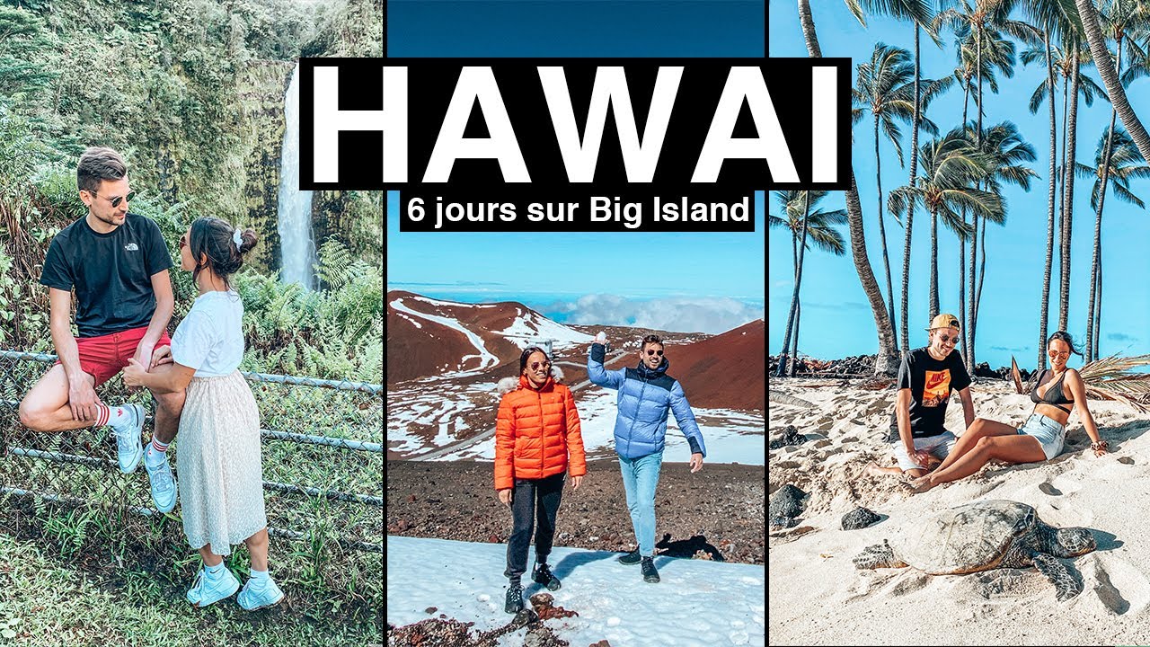 BIG ISLAND, De la neige à HAWAII 🥶 (+ on a perdu nos bagages 😱) - Vlog Tour du Monde