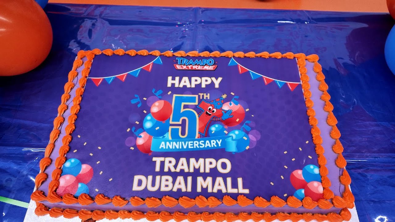 Celebrating 5 Incredible Years Together: Trampo The Dubai Mall