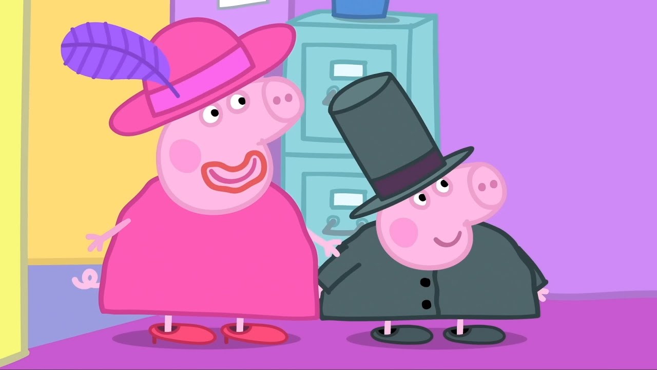 Pepa Prase 🎩 | Obleka gor | Peppa Prase Polne Epizode