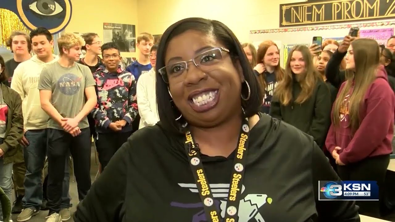 Gone viral: Wichita teacher receives gift from students, cries tears of joy