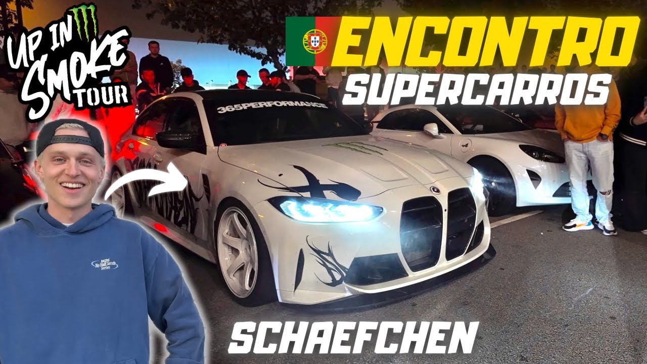 O SCHAEFCHEN APARECEU ao ENCONTRO de SUPER CARROS NOTURNO ! *CONVIDADO ESPECIAL* | HUGO MARQUES