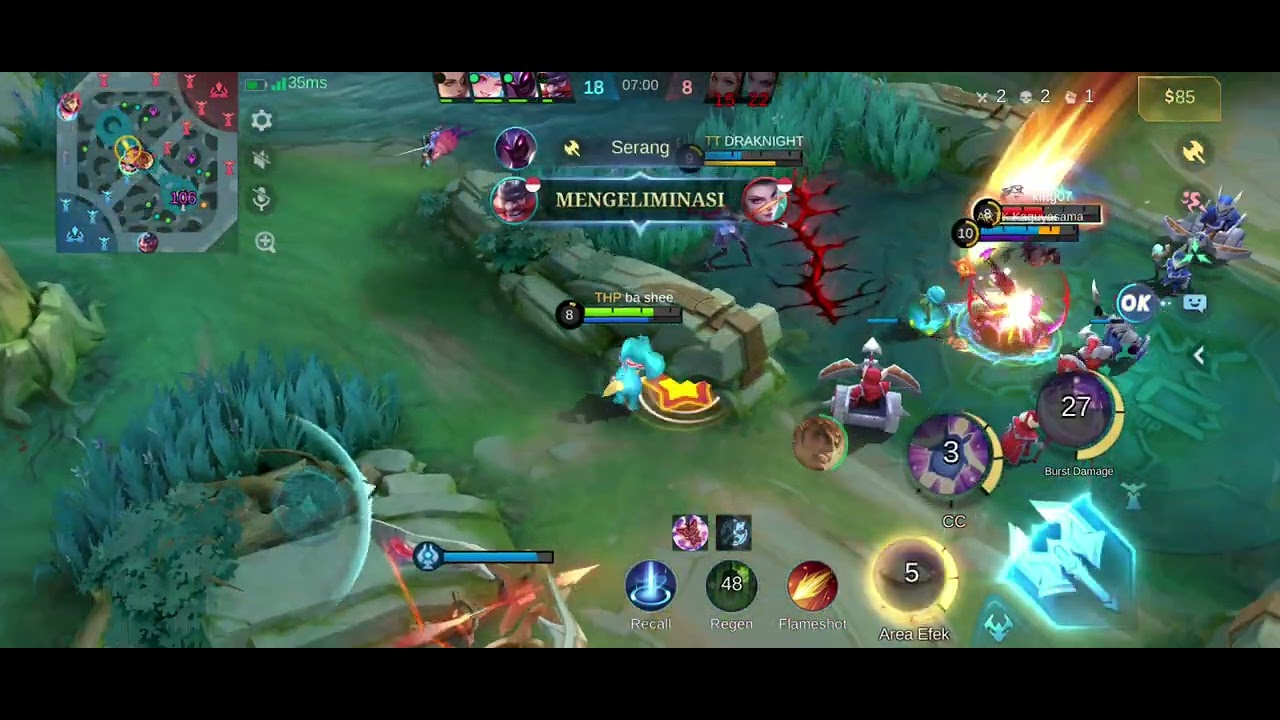 Part 38: Nana is the most monster in the midlane!Funny Moments! #mobilelegends #mlbb 