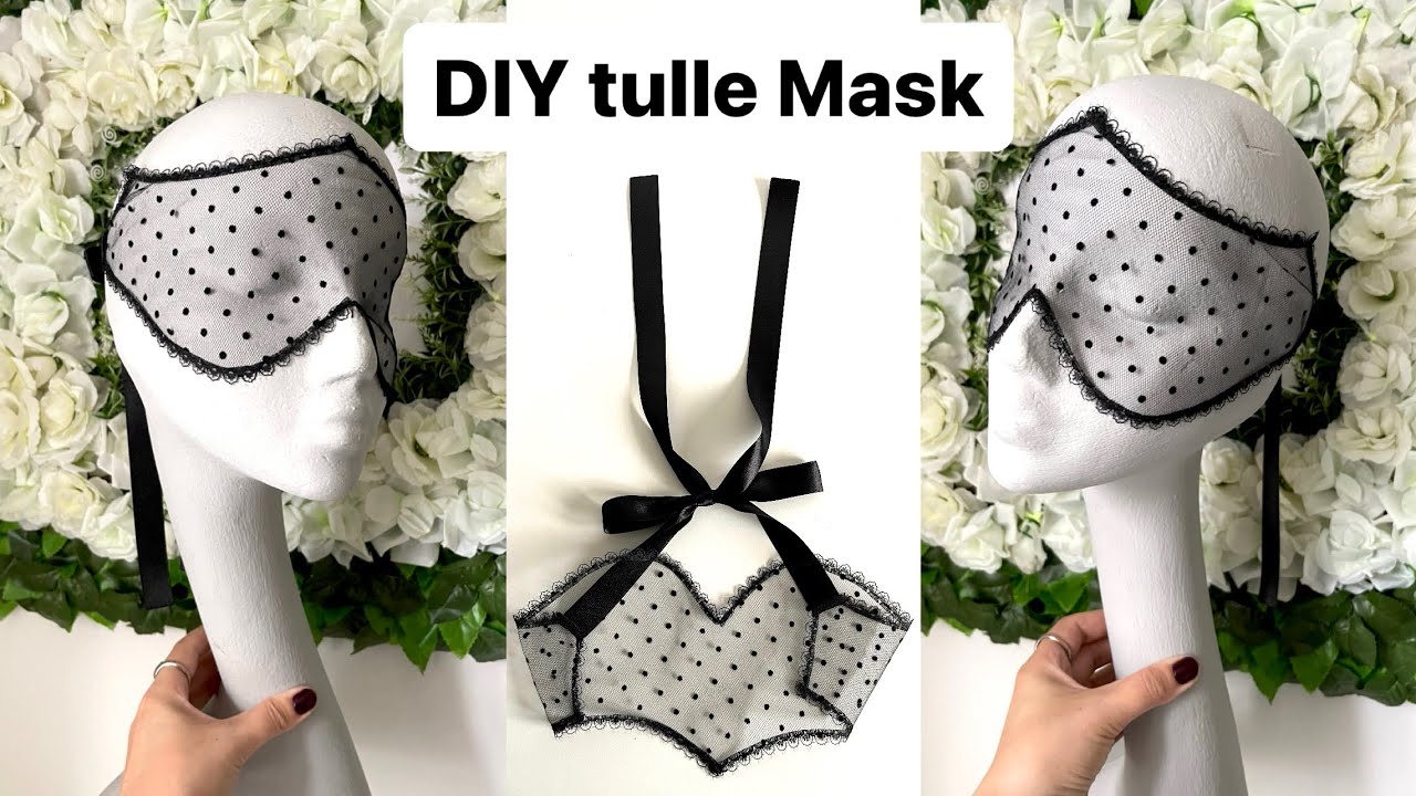 How to make Masquerade Mask, Blindfold Mask DIY, Carnival Mask sewing tutorial, Fashion, Anita Benko