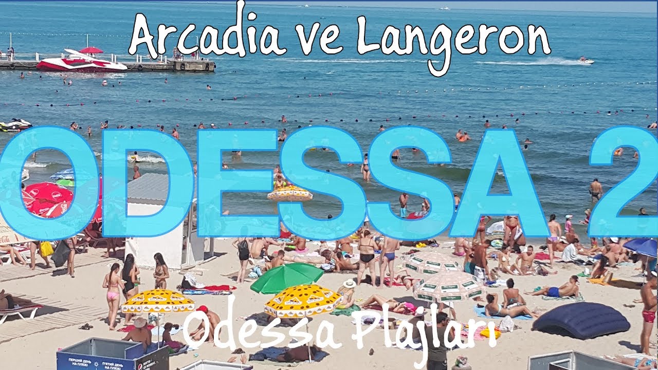 ODESSA Ukrayna 2 | Gece Hayatı Meşhur Arcadia Bölgesi, Odessa Plajları.