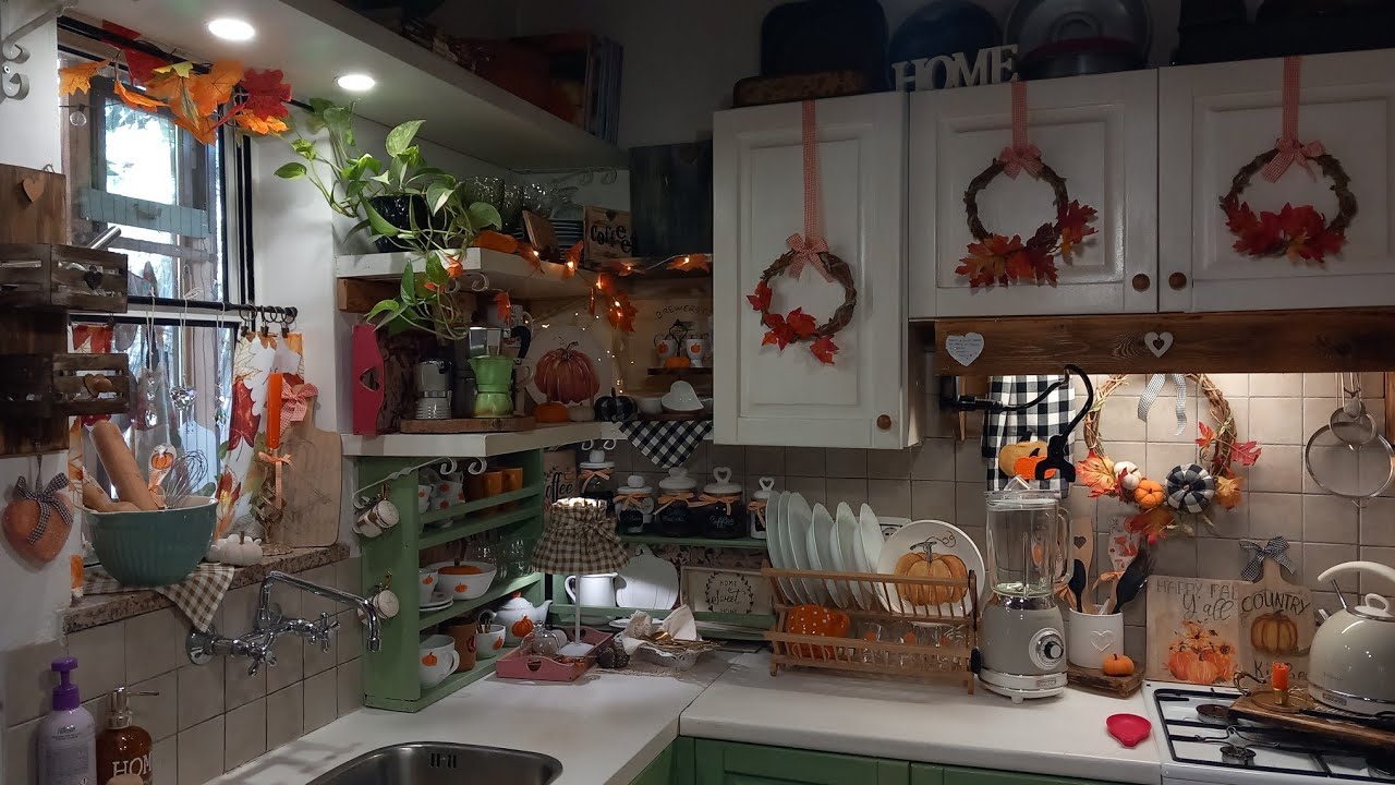 Giornate gioiose♥️ Casetta si veste d autunno🍁decorazioni autunnali🍁zucche🎃fatto in casa 🏡brioche ♥️