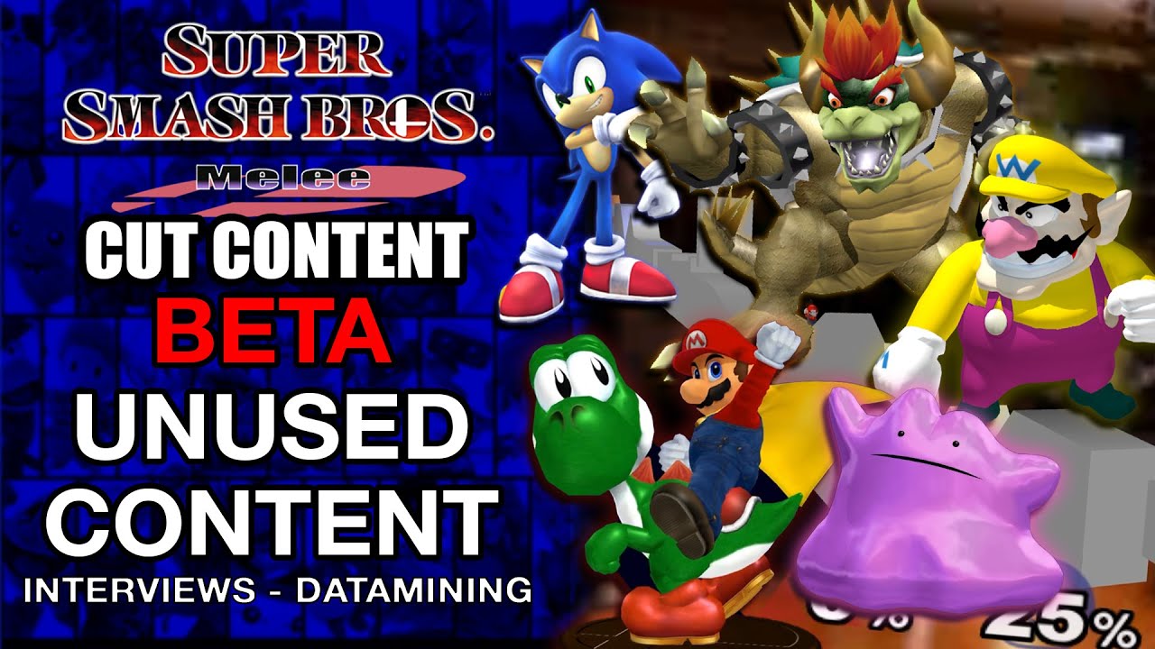 Beta Unused Content of Super Smash Bros Melee | Super Smash Bros Cut Content