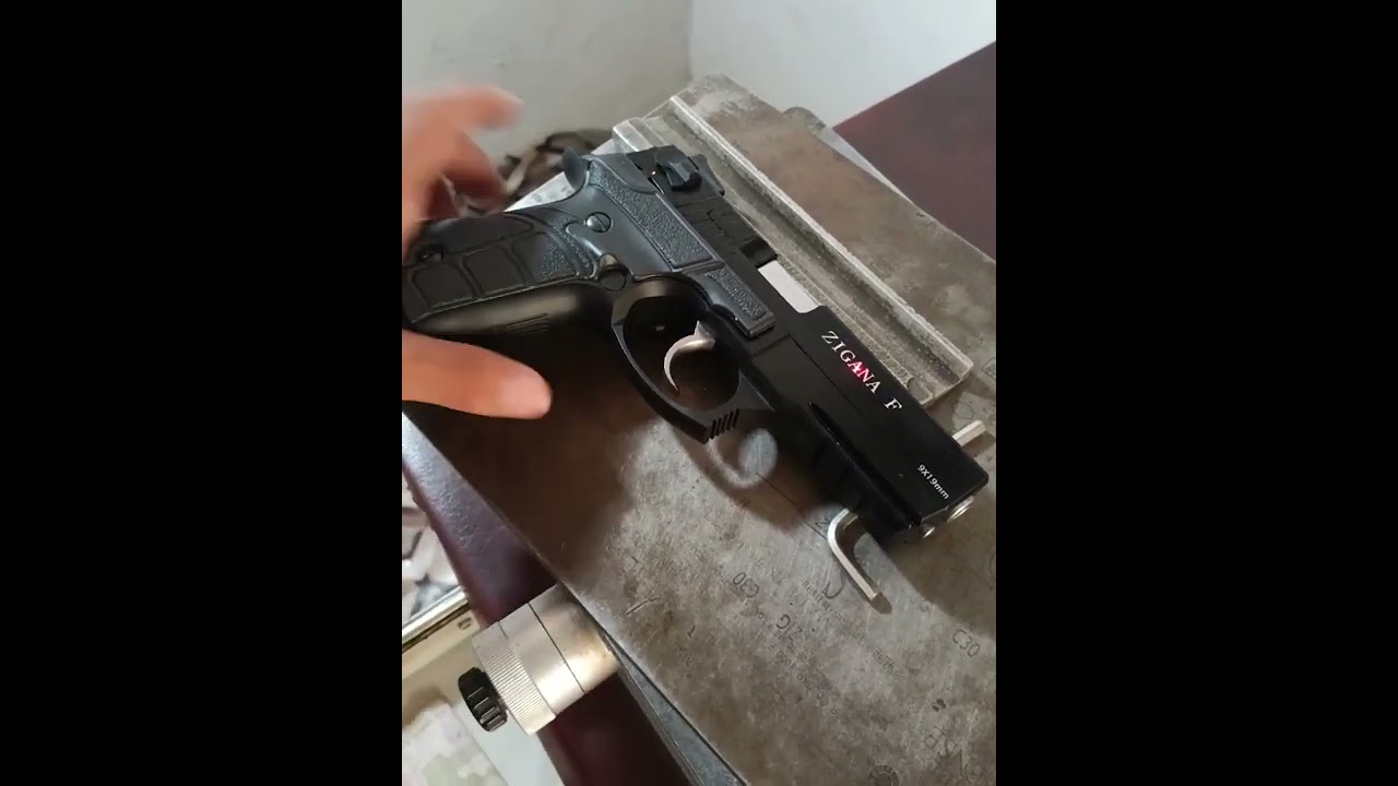 zigana f pistol marking number #9mm #30bore