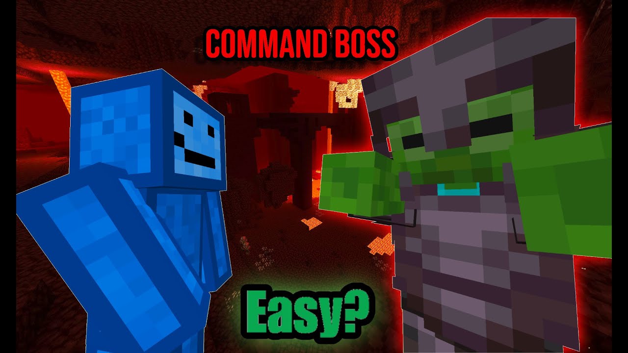 Can you make your own Boss in Minecraft Bedrock?
