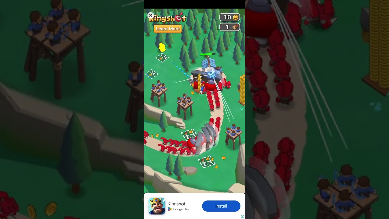 King Shot (Ads Minigame) Tower Defense & Protect Town (13-10-2025)