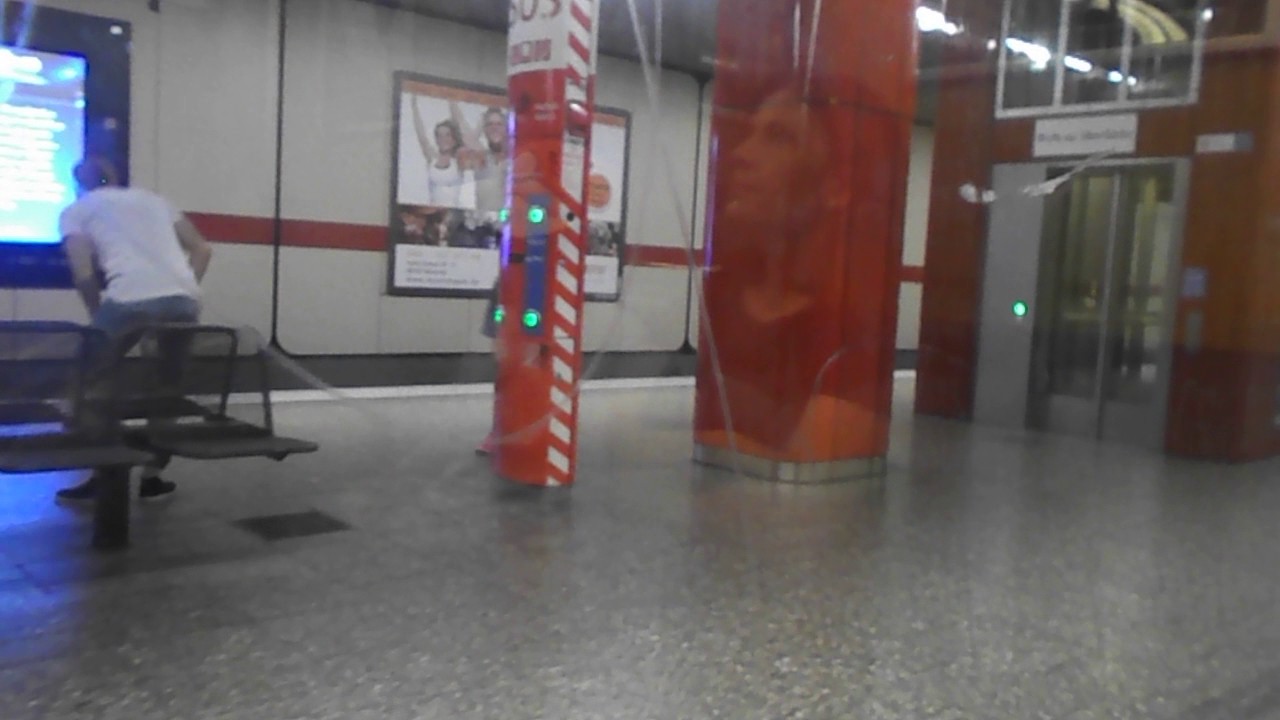 Mitfahrt U-Bahn München U8 Sendlinger Tor - Olympiazentrum