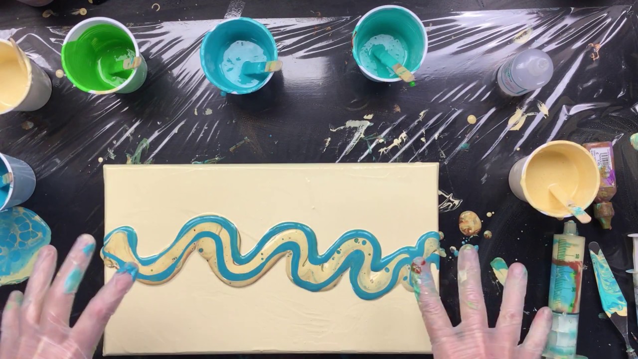 ( 614 ) acrylic pouring syringe work