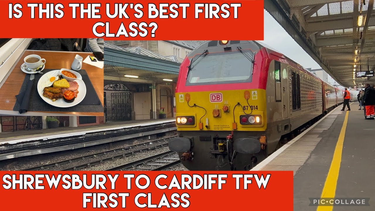 Transport For Wales FIRST CLASS Review! Shrewsbury to Cardiff Central - 2/10/24