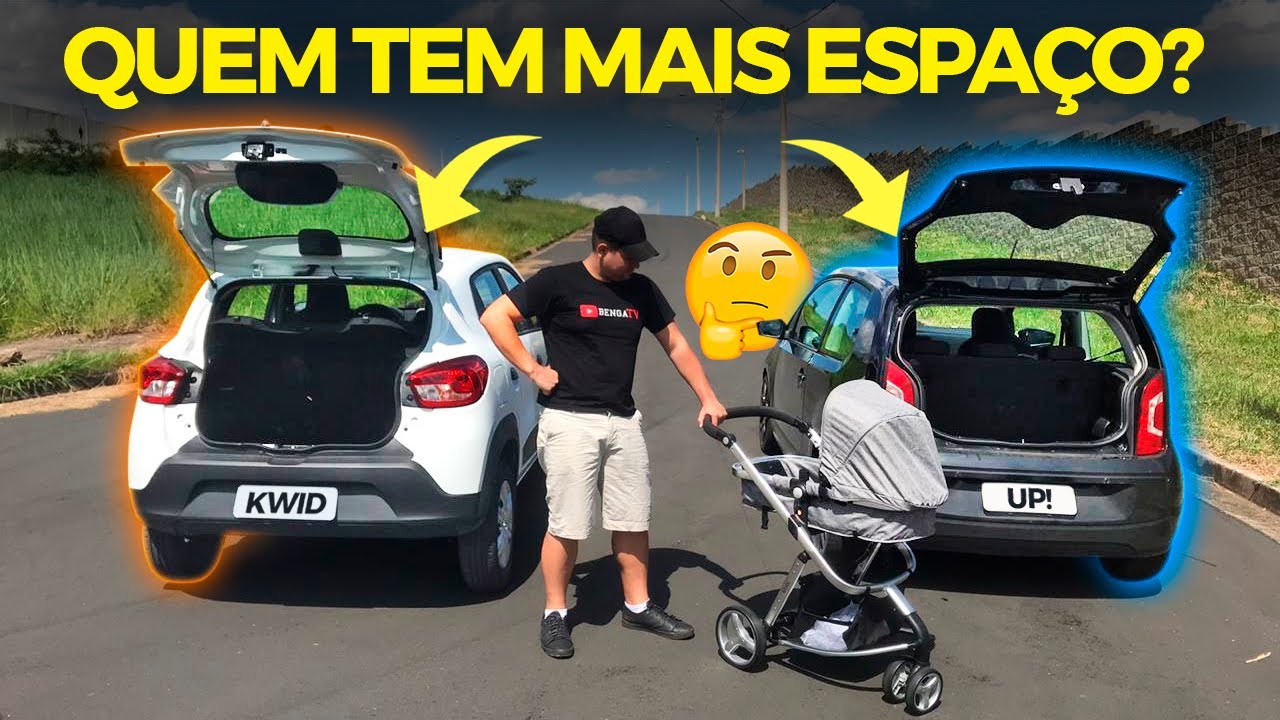 TESTE DO PORTA MALA - VW UP X KWID
