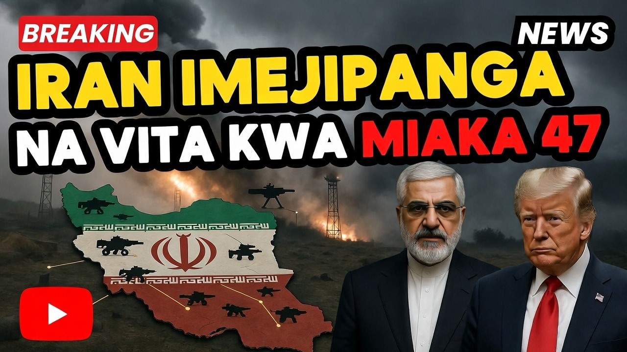 🔥 IRAN ALIJIPANGA NA VITA HII KWA MIAKA 47 ILIYOPITA! AMEGOMA KUZUNGUMZA NA MAREKANI